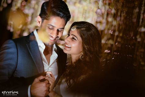 Samantha Nagachaitanya Wedding Photos, Joseph Radhik, Naga Chaitanya, Couples Beach Photography, Starry Starry Night, Samantha Wedding, Samantha Ruth Prabhu, Samantha Images, Cute Engagement Photos