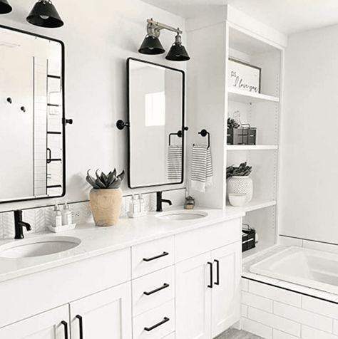 Want to create a minimalist bathroom but aren't sure to make it stylish? Here are some awesome tips on how to create the simple bathroom of your dreams! #minimalist #minimalistbathroom Pottery Barn Bathroom Ideas, Barn Bathroom Ideas, Pottery Barn Bathroom, Barn Bathroom, Condo Ideas, Mirror Bathroom, Dana Point, Bathroom Remodel Designs, Boys Bathroom