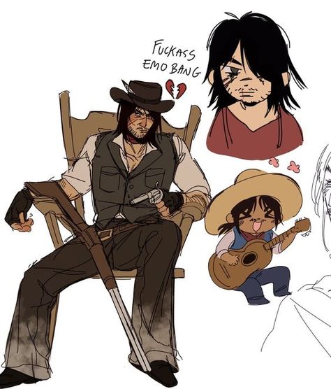 Elesketchii Art, Rdr John Marston, John X Javier Rdr2, Red Dead Redemption 2 Fanart, John Marston Art, Rdr2 John Marston, John Marston Fanart, Cowboy Fanart, Cowboy Drawings