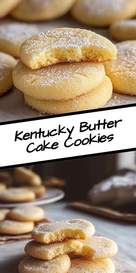 Crumbl Kentucky Butter Cake Cookies are a delectable blend of moist, buttery cake flavors and crispy cookie textures. Perfectly golden on the outside and wonderfully soft on the inside, these cookies capture the essence of a traditional Kentucky butter cake in every bite. Enjoy these treats as a delightful dessert or a sweet afternoon snack. Kentucky Butter Cake Cookies Crumbl, Kentucky Butter Cake Cookies Recipe, Tea Cake Cookies Southern Style, Kentucky Butter Cookies Recipe, Crumbl Wedding Cake Cookie, Mini Butter Cake, Butter Crisp Cookies, Watergate Cookies, Kentucky Butter Cookies