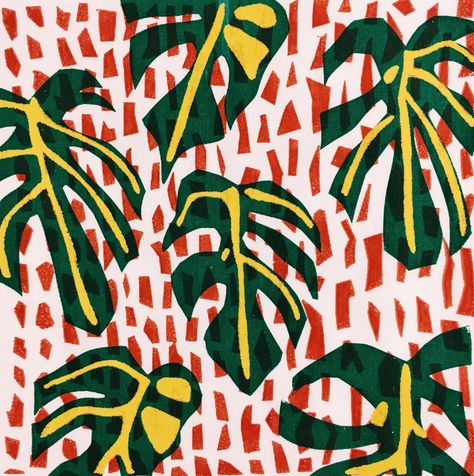 Screen printed pattern @rachel.textiles Screen Printing Textiles, Screen Print Pattern, Screen Printing Designs Textiles, Lock Screen Picture, Screen Printed Textiles, Motif Jungle, Art Appliqué, Screen Printing Designs, Pattern Inspiration