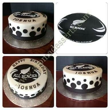 4 All Black Rugby, Cheese House, Rugby Cake, Rugby Party, Barbie Birthday Cake, Hosting Ideas, All Blacks Rugby, Black Birthday, All Blacks