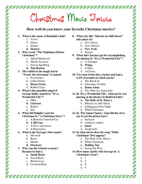 Christmas Movie Trivia Printable Christmas Song Trivia, Christmas Trivia Questions, Christmas Movie Trivia, Christmas Trivia Games, Christmas Quiz, Merry Chistmas, Xmas Games, Movie Trivia, Printable Christmas Games