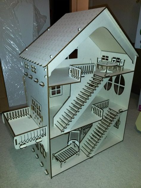 Laser Cut Dollhouse Furniture, Furniture Template, Dollhouse Plans, Laser Cut Furniture, Wood Laser Ideas, Laser Cut Plywood, House Template, Halloween Templates, Doll House Crafts