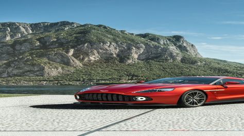 Aston Martin Vanquish Zagato goes into limited production - Autoblog Aston Martin Cars, Sports Car Wallpaper, Aston Martin Vanquish, Car Organization, Aesthetic Car, Car Decorations, Lamborghini Cars, Exotic Sports Cars, Car Aesthetic