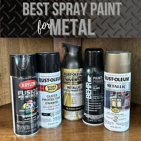 A Ray of Sunlight - Painted Furniture & DIY Best Black Spray Paint For Metal, Best Paint For Metal, Spray Paint For Metal, Spray Paint Metal, How To Paint Metal, Paint For Metal, Metallic Painted Furniture, Best Spray Paint, Bronze Spray Paint