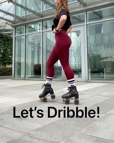 Danielle Lockwood on Instagram: “✨ NEW BREAKDOWN VIDEO ✨ The Dribble - such an effective and achievable move especially when simplified and broken down! Give it a go and…” Roller Skates Workout, Roller Quad, Best Roller Skates, Roller Workout, Skating Roller, Roller Skating Outfits, Girls Roller Skates, Retro Roller Skates, Quad Roller Skates