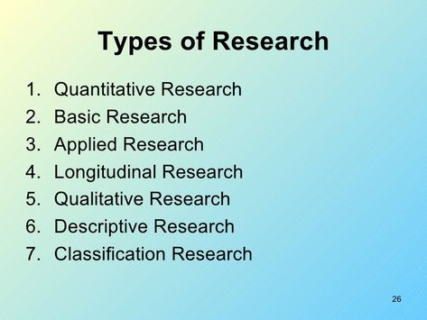 Types of Research <ul><li>Quantitative Research </li></ul><ul><li>Basic Research </li></ul><ul><li>Applied Research </li><... Quantitative Research Design, Qualitative Research Design, Qualitative Research Poster, Types Of Research Methodology, Types Of Research, Qualitative Research Methods, Psych 101, Academic Essay Writing, Scientific Writing