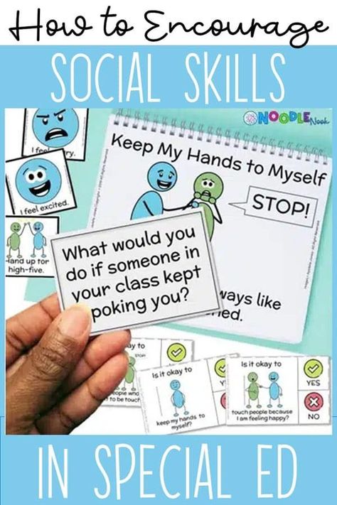 Promoting social skills in special education is essential. Discover helpful strategies and instructional activities that encourage social skills and communication. Using tools like social stories, role playing exercises, group activities, and visual support can help improve communication, cooperation, and positive social interactions. Read more on how to help your students improve their social skills. Social Skills Interventions, Kindergarten Social Skills Group, Social Emotional Skills Free Printable, Social Skills For Kindergarten, Accepting No Social Story, Halloween Social Skills Activities, Social Skills Lessons Special Education, Social Activities For Adults, Social Skills Groups Elementary