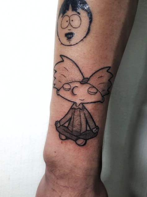 Cartoon draw tattoo tatuaje nicktoon Hey Arnold Tattoo, Cynthia Tattoo Rugrats, Hey Arnold, Blackwork, Tattoos, Photo And Video, Instagram Photo, Instagram