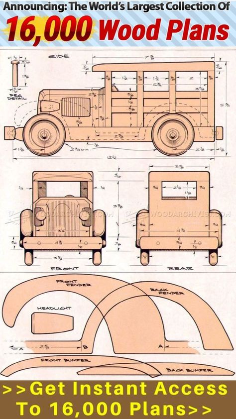 Wood toys plans