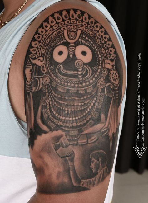 HARE KRISHNA JAY JAGANNATH Jagannath Tattoo Design, Jaganath Tattoo, Jagganath Lord, Universe Tattoo Design, The Universe Tattoo, Tattoo Design Mandala, Lord Tattoo, Jay Jagannath, Tattoo Design For Hand