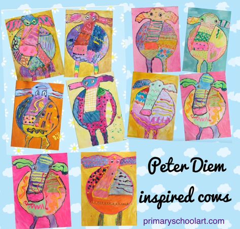 Prep Art Activities, Elementary Rodeo Art Ideas, Farm Art Kindergarten, Western Art Projects For Kids, Farm Art Projects For Kids, Western Art Projects, Texture Art Lesson, Craft Ideas For Students, Rodeo Art Ideas