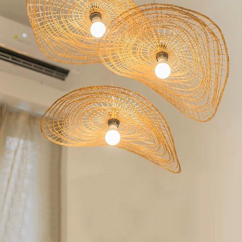 Clouds On The Ceiling, Woven Chandelier, Rattan Lamps, Feather Chandelier, Decorative Pendant Lighting, Industrial Style Lamps, Bamboo Chandelier, Fabric Chandelier, Pendant Lampshade