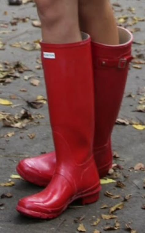 Gum Boots For Women, If I Was A Color, Red Wellies, Gum Boots, Gum Boot, Wellies Rain Boots, Rain Shoes, Rubber Boot, Splish Splash