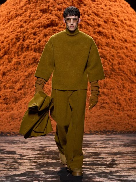 Winter Fashion Show 2024: Runway and Collection | ZEGNA FR Winter 2024 Fashion, 2024 Menswear, High Fashion Men, Zegna Men, Vogue Men, Mens Editorial, Menswear Runway, Concept Clothing, Menswear Fashion Show