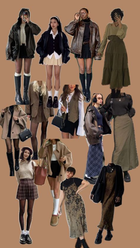 Dark Academia Outfit, Academia Outfits, Casual Outfit Inspiration, Autumn Clothes, Warm Autumn, Mode Inspo, Autumn Outfit, Outfit Inspo Fall, Basic Outfits