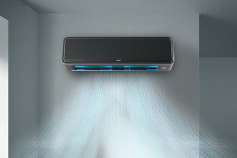 Air Conditioner Design, Ductless Ac, House App, Window Ac Unit, Window Ac, Air Conditioner Installation, Interior Design Layout, Element Air, Smart Mirror