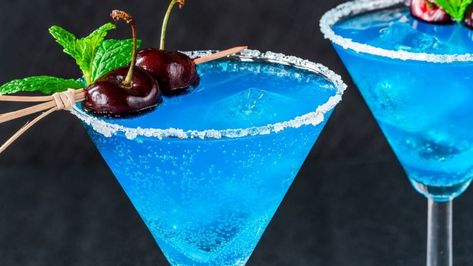 Blue Food, Blue Curacao, Daiquiri, Mixology, Cafe Bar, Happy Hour, Cafe, Angel, Drinks