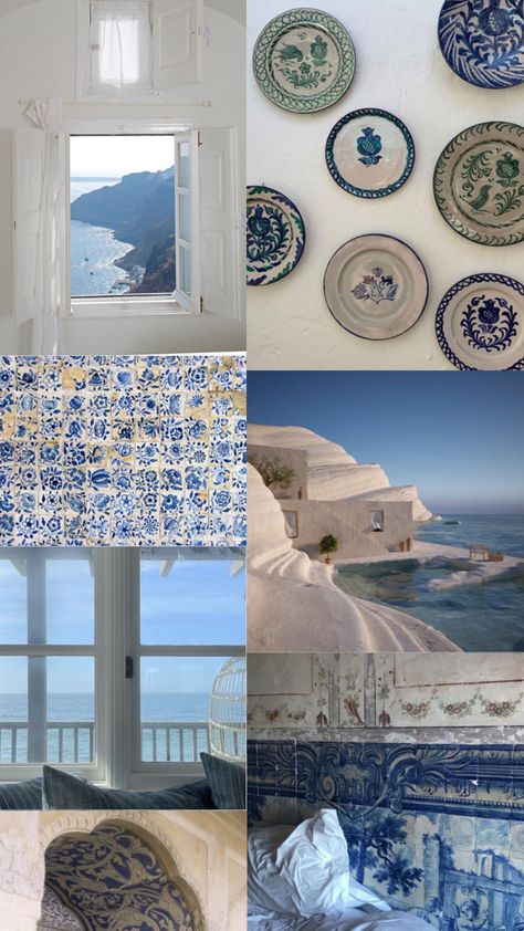 Meditterean Lifestyle, Mediterranean Aesthetic Wallpaper, Costal Granddaughter Aesthic Wallpaper, Mediterranean Mood Board, Memories Textiles, Aesthetic Wallpaper Vision Board, Coastal Aesthetic Wallpaper, Aesthetic Home Gym, Summer Bedroom Aesthetic