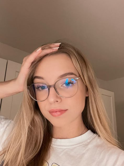 Glasses On Blonde Women, Glasses On Blondes, Glasses Frames For Women Blonde Hair, Glasses Frames Trendy For Oval Face, Glasses Frames For Blonde Women, Pretty Girl Glasses Aesthetic, Eye Wear Glasses 2024, Eye Glasses For Women Trendy 2023 Round Face, Trendy Glasses Frames 2024