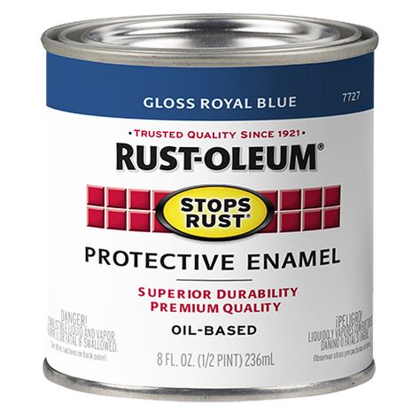 Stops Rust® Protective Enamel is the No. 1 rust-preventive paint available. Choose from a variety of colors and apply to metal, wood, concrete and more. Rust Paint, Liquid Paint, Half Pint, Mineral Spirits, Rust Oleum, Paint Sprayer, Container Size, Enamel Paint, Paint Stain