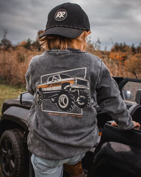 Can’t convince us this ain’t the most RAD crew 😎 #truckshirt #trucktee #squarebody #radtoddler #radclothes #squarebodytruck #raddude #coolkids #smallbrand #truck #truckthings #rad #dude #swag #toddlerfits #toddlerootd #motokids #motolife #moto #tinytotstyle #boyclothingtrends #tinytrendytot #tinytotstyle Toddler Ootd, Moto Mom, Rad Clothes, Truck Shirts, Custom Garages, Square Body, Cool Kids, Trending Outfits