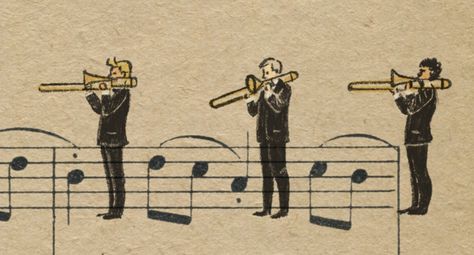 Conductor Aesthetic, Music Scrapbook, Music Major, Trombone Sheet Music, Music Doodle, Sheet Art, Trumpet Sheet Music, Saxophone Sheet Music, Sheet Music Art