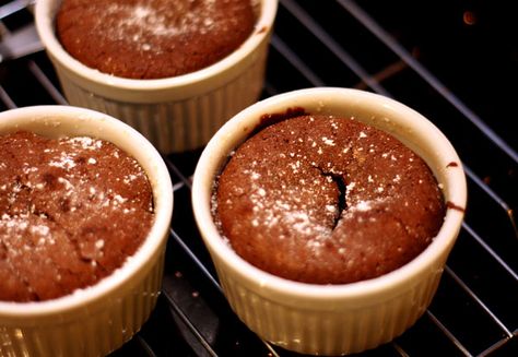 Molten Lava Cake so easy to put together for chocolate lovers every where! Ramkin Recipes, Lava Cake Recipe Easy, Ramekin Dessert, Ramekin Recipe, Molten Lava Cake, Molten Cake, Lava Cake Recipes, Molten Lava Cakes, Table For Two