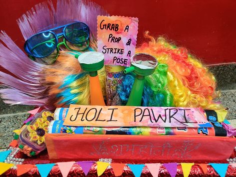 Holi Event Decor, Holi Party Decor, Holi Props, Holi Photo Booth, Holi Party Ideas, Holi Decor, Holi Event, Holi Decoration, Holi Theme