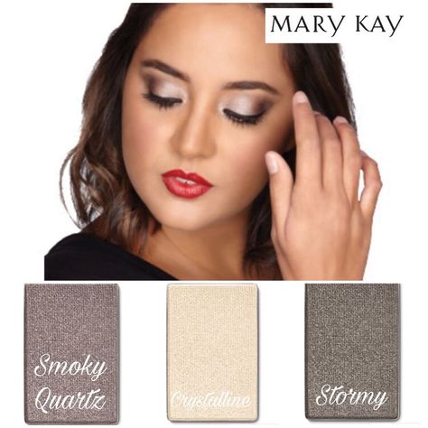 Cool Metal look with Mary Kay ChromaFusion Eye Shadows Smoky Quartz, Crystalline, and Stormy!  #getthelook #eyeshadow #marykay #eyemakeup #onlineshopping #wishlist #smokeyeye #shopthelook Mary Kay Eye Makeup, Mary Kay Eyeshadow, Kosmetyki Mary Kay, Mary Kay Facebook, Mary Kay Inspiration, Party Makeup Tutorial, Mary Kay Eyes, Selling Mary Kay, Mary Kay Marketing