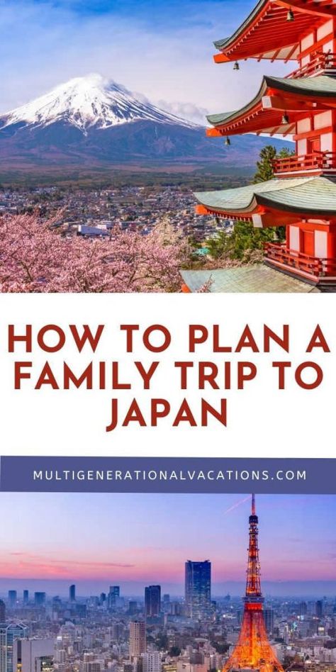 If you are looking for an amazing destination for a multigenerational trip, head to Japan! There's something for all ages from Disney to historic temples. Use this guide to plan your trip! - Multigenerational Vacations |Japan travel| Japan travel tips| Japan train| Japan trip|Japan trip planning| Japan trip itinerary| Japan itinerary| Japan with kids| Japan with grandparents Japan Itinerary With Kids, Family Trip To Japan, Japan Travel Outfit, Train Japan, Japan October, Japan With Kids, Plan A Vacation, Japanese Hotel, Japan Train