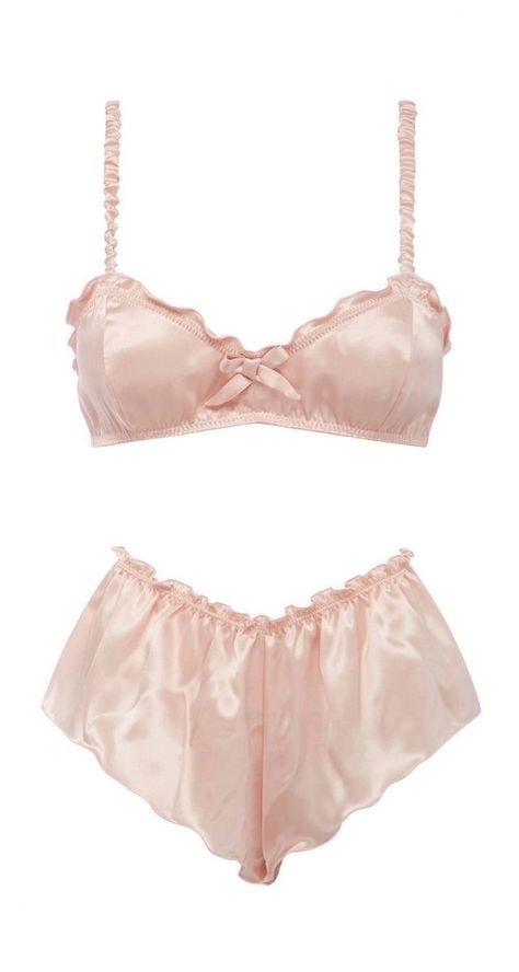 Satin Set, Cute Lingerie, Cute Pajamas, Pretty Lingerie, 가을 패션, Luxury Lingerie, Pink Silk, Dream Clothes, Silk Satin