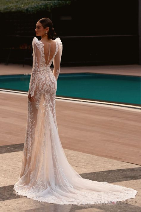 Amaranth Wedding, Elegant Lace Wedding Dress, Dress With A Train, Buy Wedding Dress, Summer Trends Outfits, Wedding 2024, 2024 Wedding, Amaranth, Lace Wedding Dress