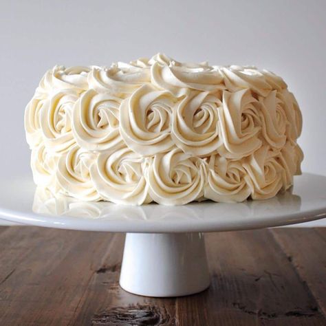 This is our family's FAVORITE buttercream frosting.  It's so light and fluffy I've had people mistake it for whipped cream. American Buttercream Recipe, Chocolate Mocha Cake, Cake Calories, Mocha Cake, Rosette Cake, White Chocolate Mocha, Tasty Chocolate Cake, Swiss Meringue Buttercream, Buttercream Recipe