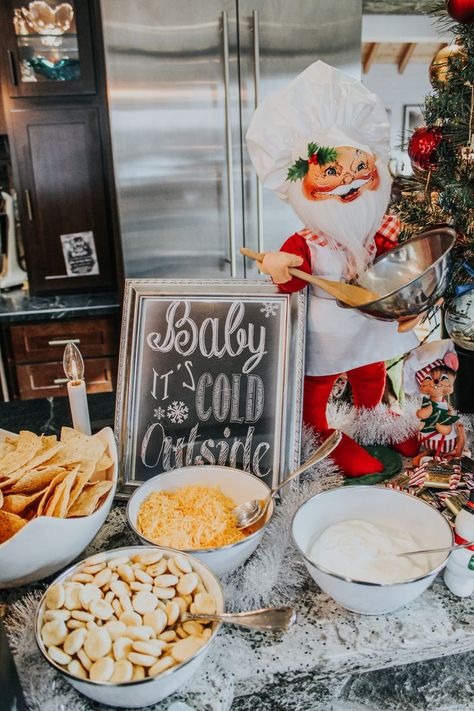 Winter Soup Bar Ideas Parties, Soup Bar Baby Shower Ideas, Christmas Soup Bar Ideas Parties, Soup Baby Shower Ideas, January Baby Shower Food Ideas, Baby Its Cold Outside Baby Shower Food, Soup Bar Baby Shower Food Ideas, Baby Shower Food Ideas Winter, Soup Bar Ideas Parties