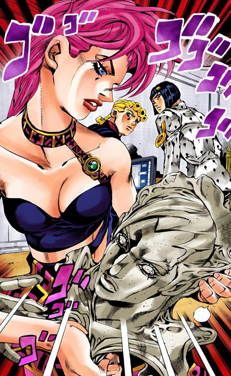 Trish Una, Japanese Poster Design, Jojo's Adventure, Jojo Parts, Jojo's Bizarre Adventure Anime, Adventure Art, Japon Illustration, Goodfellas, Jojo Anime