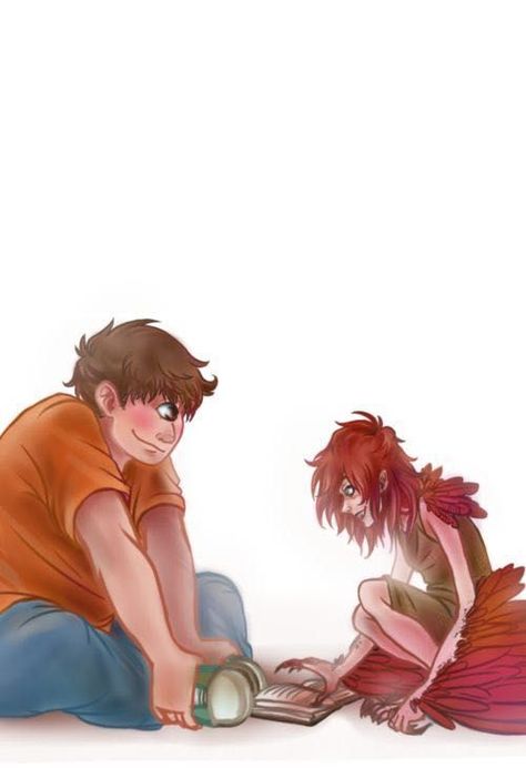 Good For Harpies - Protect Me - Wattpad Tyson And Ella Percy Jackson, Ella And Tyson Fan Art, Tyson Percy Jackson Fanart, Ella Percy Jackson, Tyson Fanart, Tyson And Ella, Tyson Percy Jackson, Lightning Thief, Zio Rick