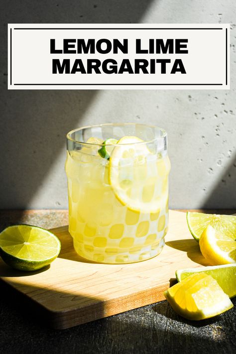 This Lemon Lime Margarita recipe is absolutely delicious and so easy to quickly make. It takes a classic margarita with lime juice and adds some lemon juice for an extra delightful and refreshing sip. Lemon Margarita Recipe, Lemon Lime Margarita, Pitcher Margarita Recipe, Lemon Margarita, Lime Margarita Recipe, Classic Margarita Recipe, Homemade Margaritas, Margarita Salt, Easy Margarita