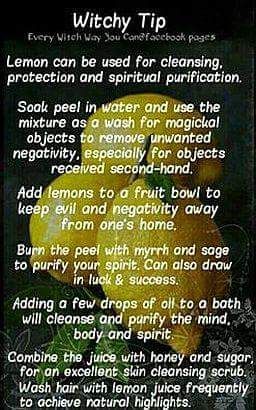 Lemon spells Witch's Staff, Lemon Magic, Witches Herbs, Every Witch Way, Witch Tips, Witchy Tips, Witch Herbs, Healing Spells, Wiccan Witch