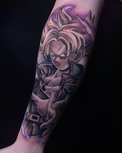 Dragon Ball Z Army on Instagram: “Amazing Future Trunks Ink By @durantattoo Follow Me For Daily Dbz Pics & Vids. @Dragonballzarmy #dragonballzarmy #dragonball #dragonballz…” Trunks Tattoo Ideas, Trunks Tattoo, Trunks Dbz Tattoo, Future Trunks Tattoo, Dbz Half Sleeve Tattoo, Trunks Dbz Tattoo Ideas, Vegeta And Trunks Tattoo, Dragonball Z Tattoo Sleeve, Dragon Ball Arm Tattoo