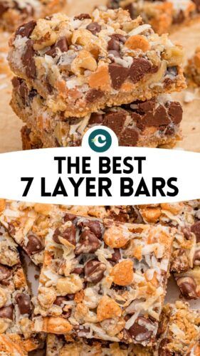 7 Layer Bars 7 Layer Cookie Bars, Layer Cookie Bars, Seven Layer Cookies, 7 Layer Cookies, Gooey Desserts, Magic Bars Recipe, Seven Layer Bars, Magic Cookie Bar Recipe, 7 Layer Bars