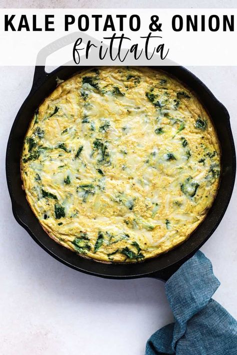 Butternut Squash Kale Frittata, Kale Frittata Recipes, Breakfast Casserole With Kale, Breakfast With Kale, Kale And Eggs Breakfast, Kale For Breakfast, Kale Breakfast Recipes, Kale Omelette, Healthy Breakfast Frittata