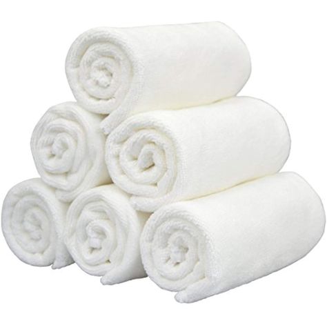 HOPESHINE Facial Cloths Antibacterial Microfiber Facial Towels Makeup Removing Cloths Fast Drying Face Wash Cloths 6 Pack (12 inch x 12 inch White) -- See this great product. (This is an affiliate link) #personalcare Facial Cloths, Hotel Towels, Clean Plates, Baby Registry Items, Facial Cleaning, Baby Washcloth, Sweat Stains, Registry Items, Best Amazon Products