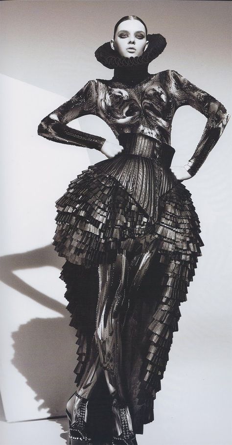 Marko Mitanovski is a Fashion Designer and Graduate of the “College of Design” in Belgrade, Serbia.   “I wa... Dramatic Dresses, Extreme Fashion, Mode Editorials, Sculptural Fashion, Dress With Pleats, Gareth Pugh, Weird Fashion, Futuristic Fashion, Avant Garde Fashion