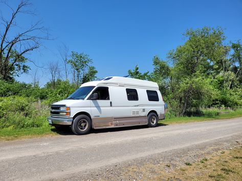 Roadtrek Remodel, Roadtrek Modifications, Interior Remodel, Rv Remodel, Purple Paint, Propane Tank, Roof Repair, Rv Life, Chipmunks