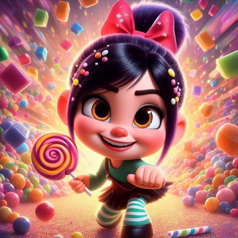 #vanellope Vanellope Von Sweets, Vanellope Background, Vanellope Von Schweetz Wallpaper, Vanellope Von Schweetz Fanart, Vanellope Von Schweetz Car, Princess Vanellope, Princess Penelope, Candy Cartoon, Vanellope Y Ralph