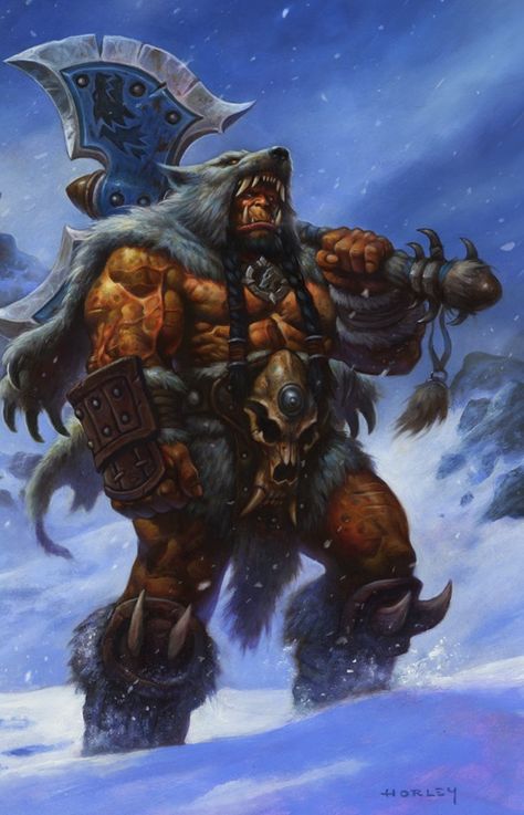 #WOW | Durotan (Frontline) : Frostwolf Clan Warcraft Orc, Warlords Of Draenor, Warcraft Movie, Dnd Druid, World Of Warcraft Characters, Pc Ideas, Orc Warrior, Warcraft Characters, Warcraft Art