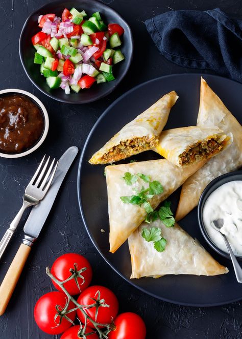 Lamb Samosa, Samosas Recipe, Samosa Recipes, Gluten Free Wraps, Gluten Free Pastry, Samosa Recipe, Lamb Recipes, Bakery Recipes, Samosa