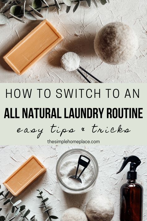 Do you want to switch to a more natural and simple lifestyle? One of the best places to start is your laundry routine. Learn how to easily switch to an all natural laundry routine to save money and lessen the toxins in your home. Follow the link to learn more! #allnaturallaundryroutine #naturallaundry #laundryroutine Laundry Stuff, Laundry Recipe, Diy Vinegar, Natural Cleaning Supplies, Natural Laundry Detergent, Toxic Cleaning Products, Laundry Scents, Homemaking Tips, Lifestyle Board